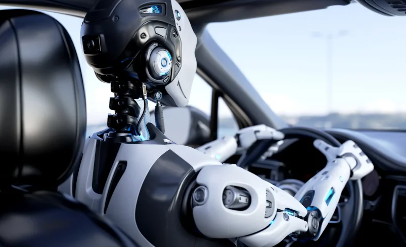 Tesla Model 3 navigating a complex intersection, demonstrating the capabilities of Full Self-Driving Beta v12.3.