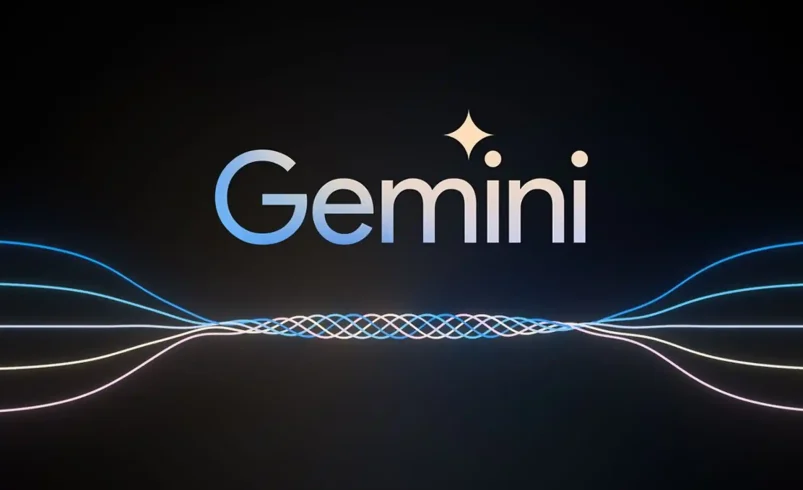 JetBrains AI coding assistant interface with Google Gemini models integrated.
